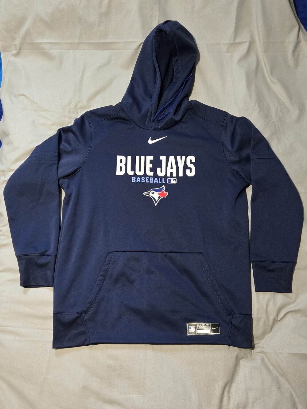 Toronto Blue Jays Nike Navy Authentic Collection Therma-FIT Hoodie Size L